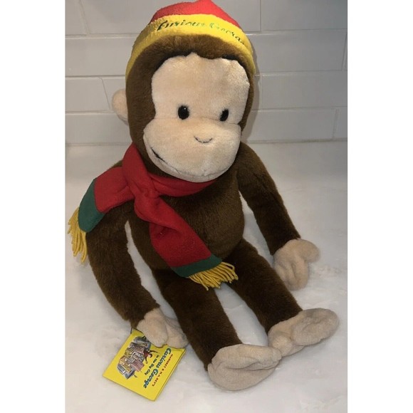 24 Inch Macy's Limited Edition Curious George In the Big Plush With Book - Picture 2 of 11